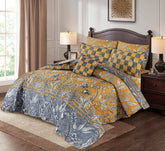 7 Pcs Quilted Comforter Set CC  223
